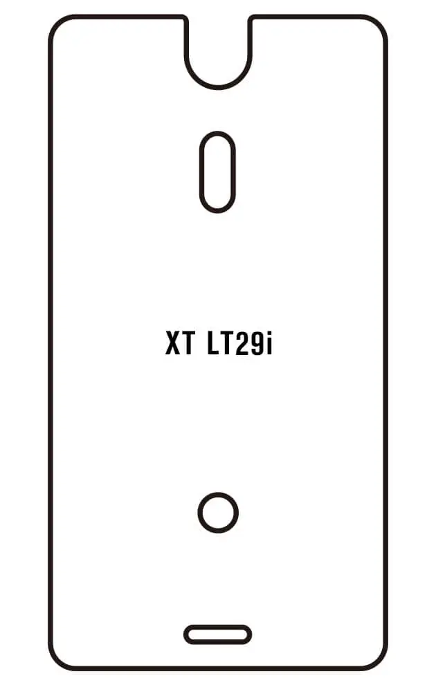 Sony XT LT29i Zadní Hydrogel ochranná fólie