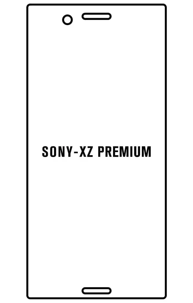 Sony XZ Premium Přední Hydrogel ochranná fólie
