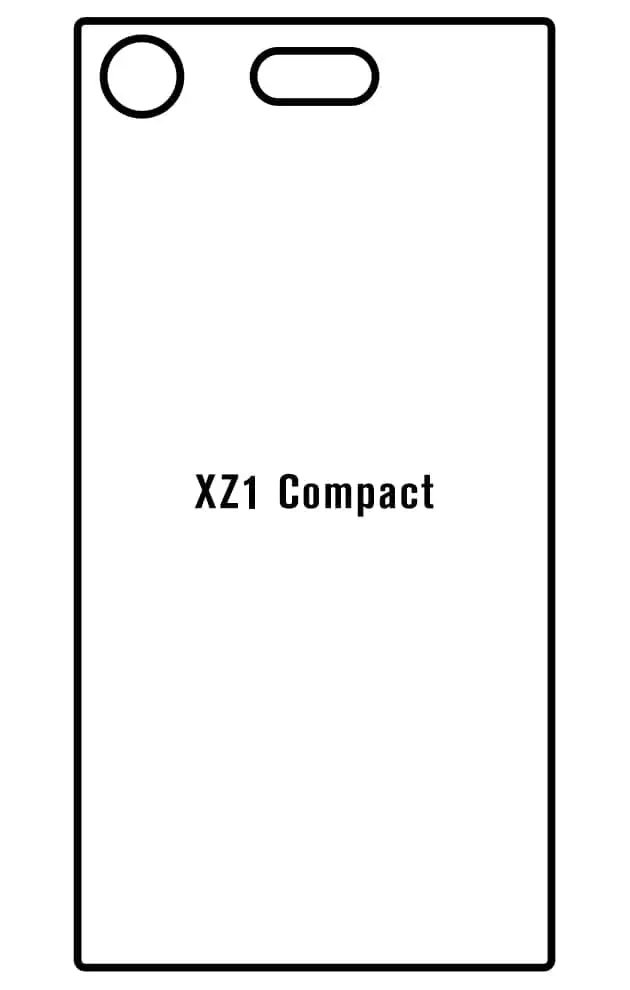 Sony XZ1 Compact Zadní Hydrogel ochranná fólie
