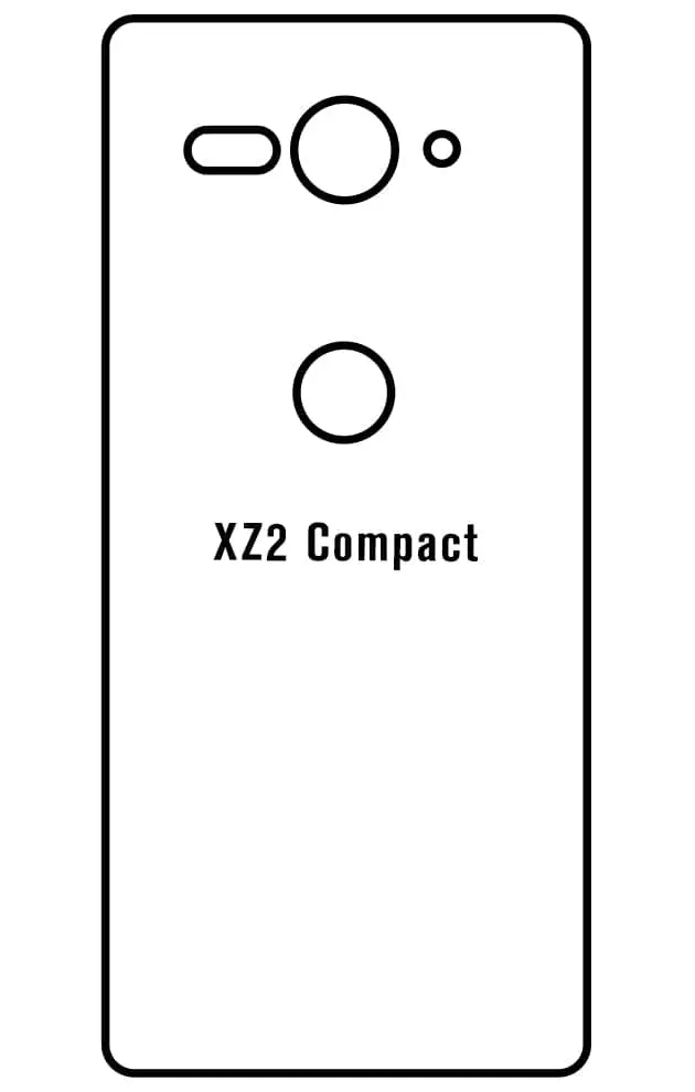 Sony XZ2 Compact Zadní Hydrogel ochranná fólie