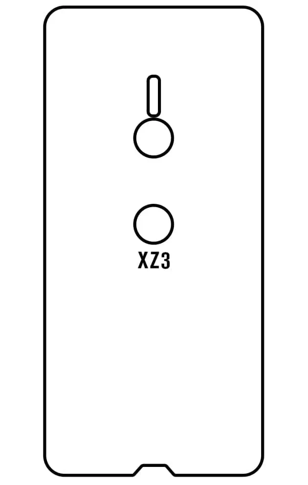 Sony XZ3 Zadní Hydrogel ochranná fólie