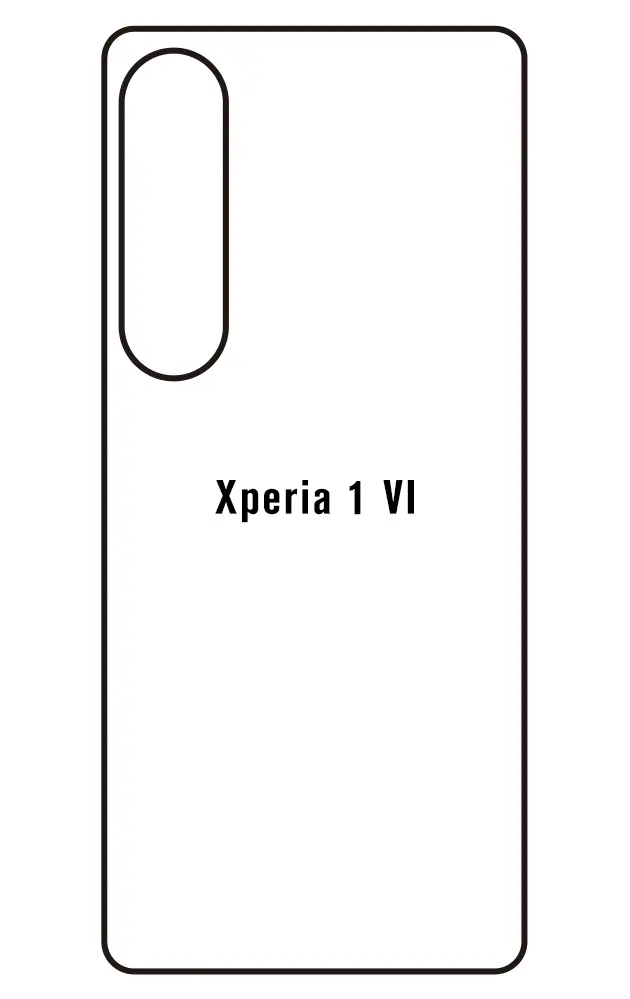 Sony Xperia 1 VI Zadní Hydrogel ochranná fólie