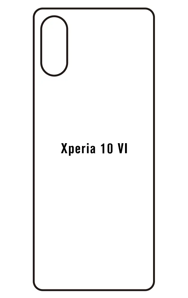 Sony Xperia 10 VI Zadní Hydrogel ochranná fólie