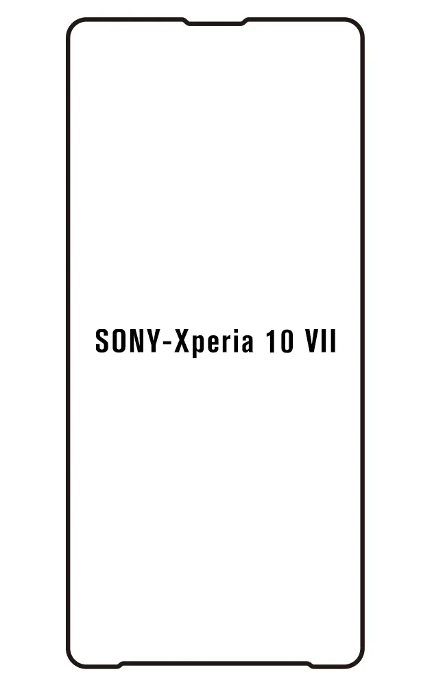Sony Xperia 10 VII Přední Hydrogel ochranná fólie