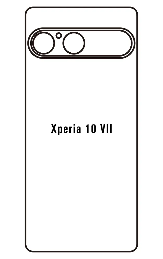 Sony Xperia 10 VII Zadní Hydrogel ochranná fólie