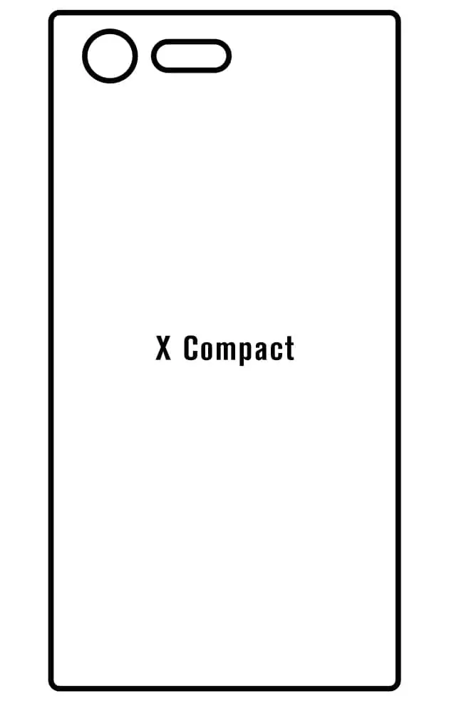 Sony Xperia X Compact Zadní Hydrogel ochranná fólie