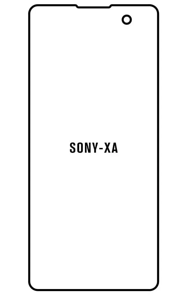 Sony Xperia XA Přední Hydrogel ochranná fólie