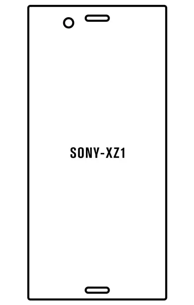 Sony Xperia XZ1 Přední Hydrogel ochranná fólie