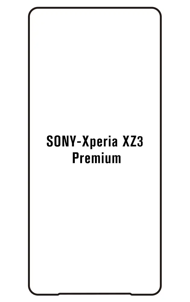 Sony Xperia XZ3 Premium Přední Hydrogel ochranná fólie