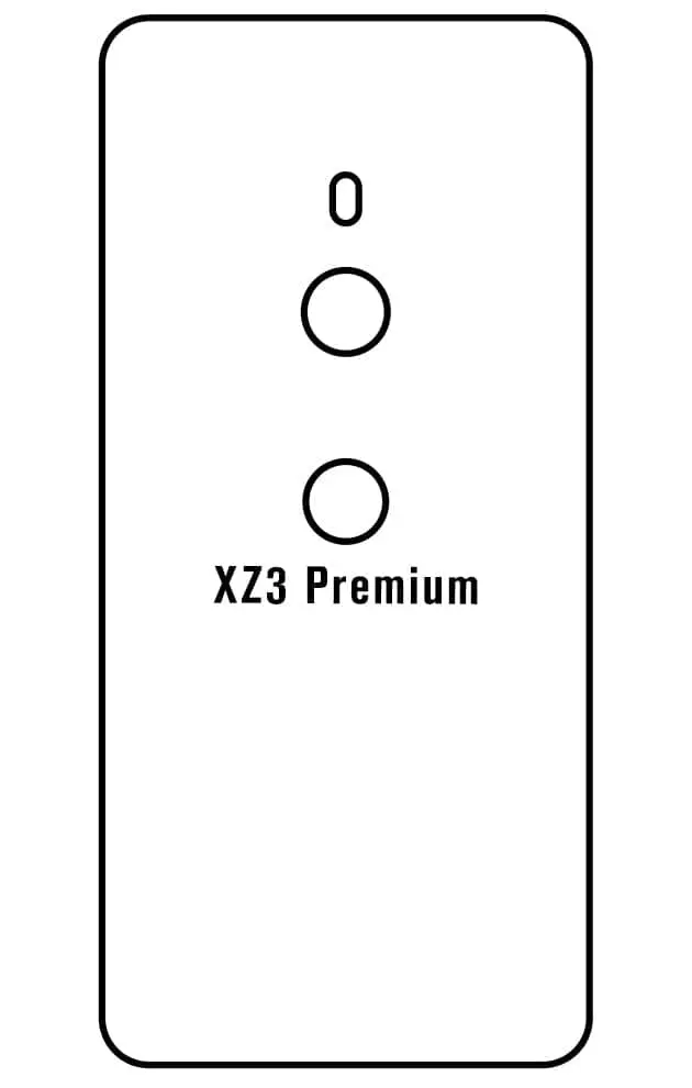 Sony Xperia XZ3 Premium Zadní Hydrogel ochranná fólie