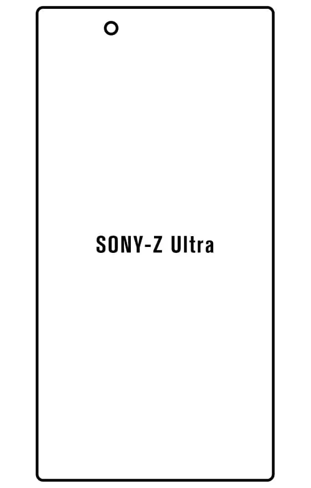 Sony Xperia Z Ultra Přední Hydrogel ochranná fólie