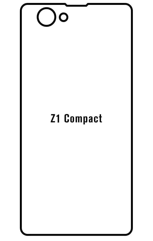 Sony Xperia Z1 Compact Zadní Hydrogel ochranná fólie