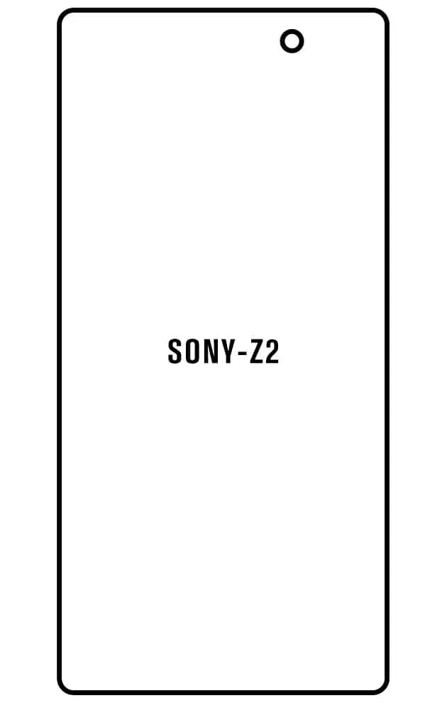 Sony Xperia Z2 Přední Hydrogel ochranná fólie