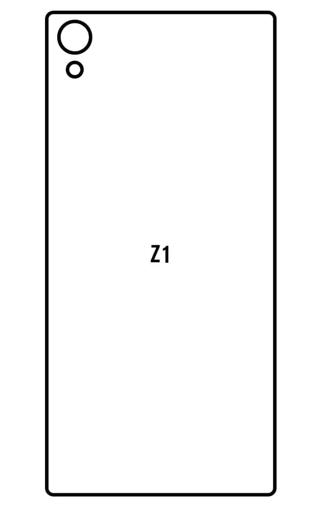 Sony Z1 L39H Zadní Hydrogel ochranná fólie