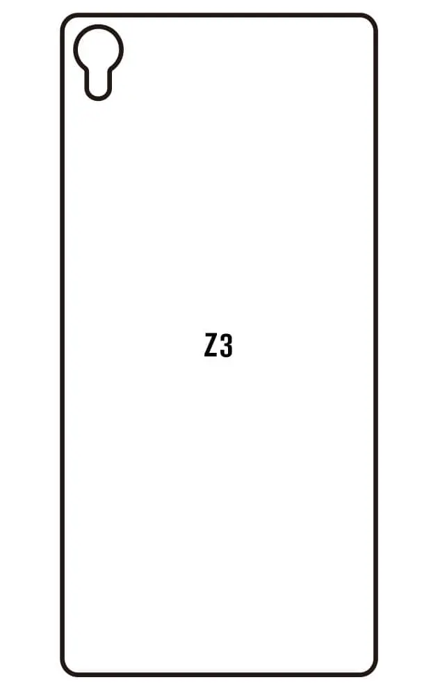 Sony Z3 Zadní Hydrogel ochranná fólie