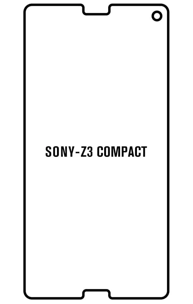 Sony Z3 Compact Přední Hydrogel ochranná fólie