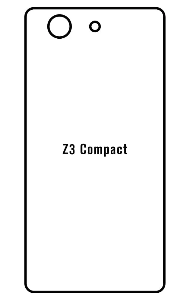 Sony Z3 Compact Zadní Hydrogel ochranná fólie