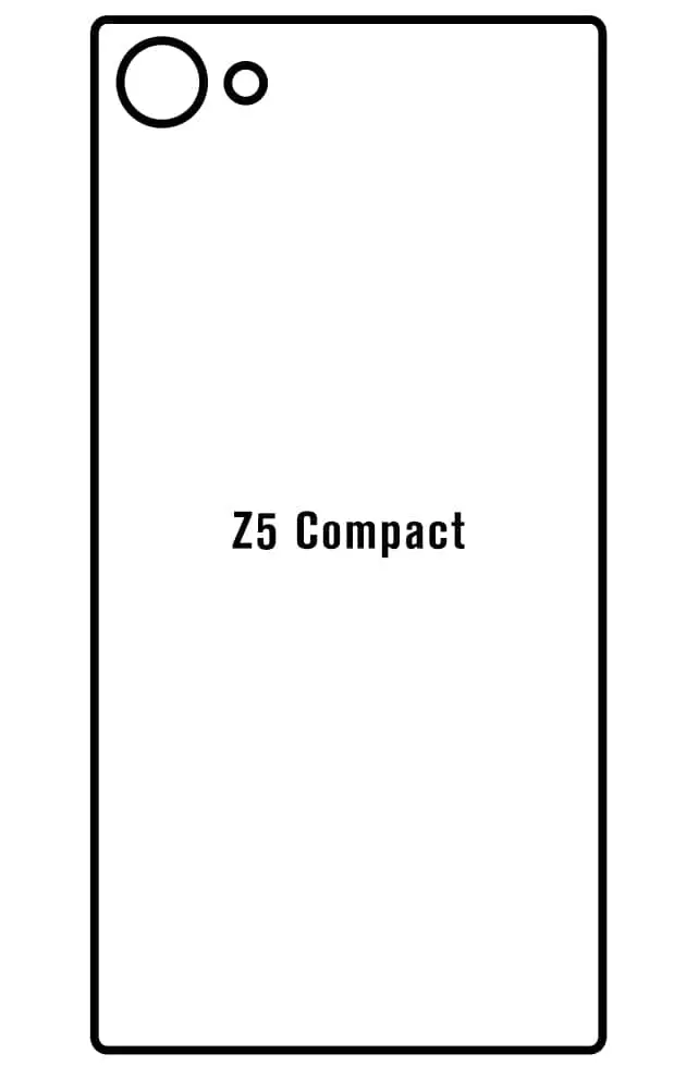 Sony Z5 Compact Zadní Hydrogel ochranná fólie