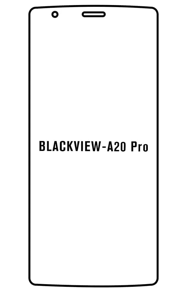 Blackview A20 Pro Přední Hydrogel ochranná fólie