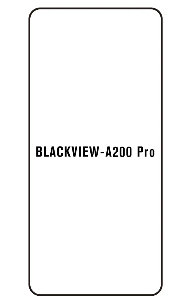 Blackview A200 Pro Přední Hydrogel ochranná fólie