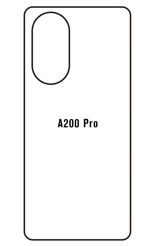 Blackview A200 Pro Zadní Hydrogel ochranná fólie