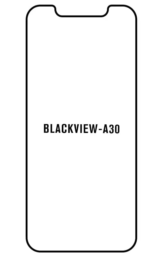 Blackview A30 Přední Hydrogel ochranná fólie