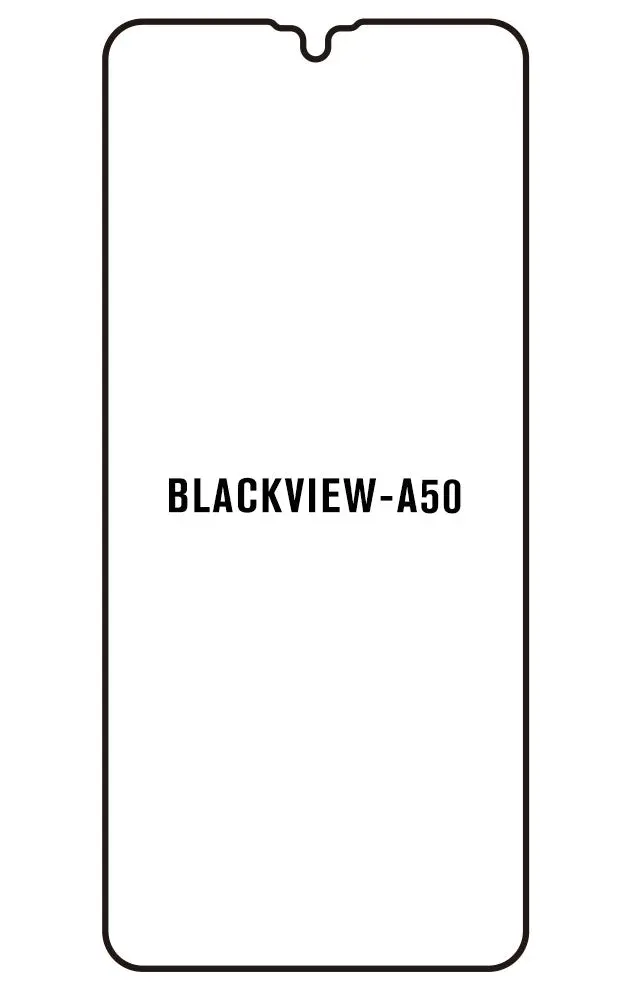 Blackview A50 Přední Hydrogel ochranná fólie