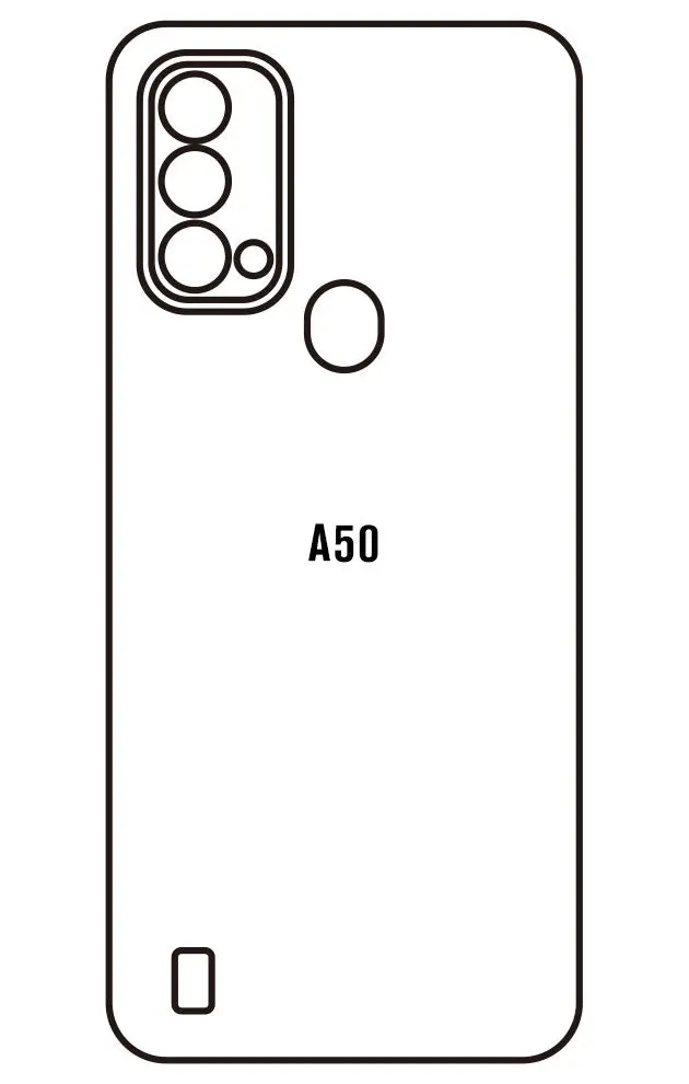 Blackview A50 Zadní Hydrogel ochranná fólie