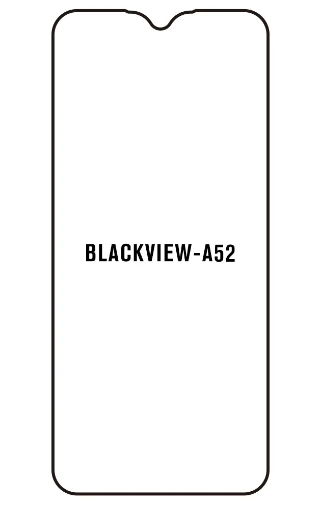 Blackview A52 Přední Hydrogel ochranná fólie