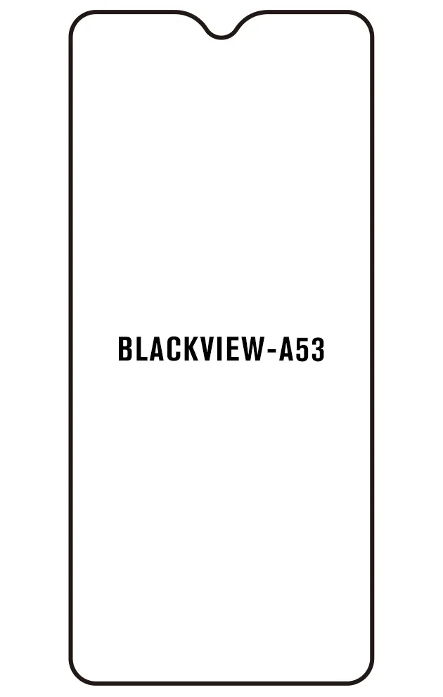 Blackview A53 Přední Hydrogel ochranná fólie