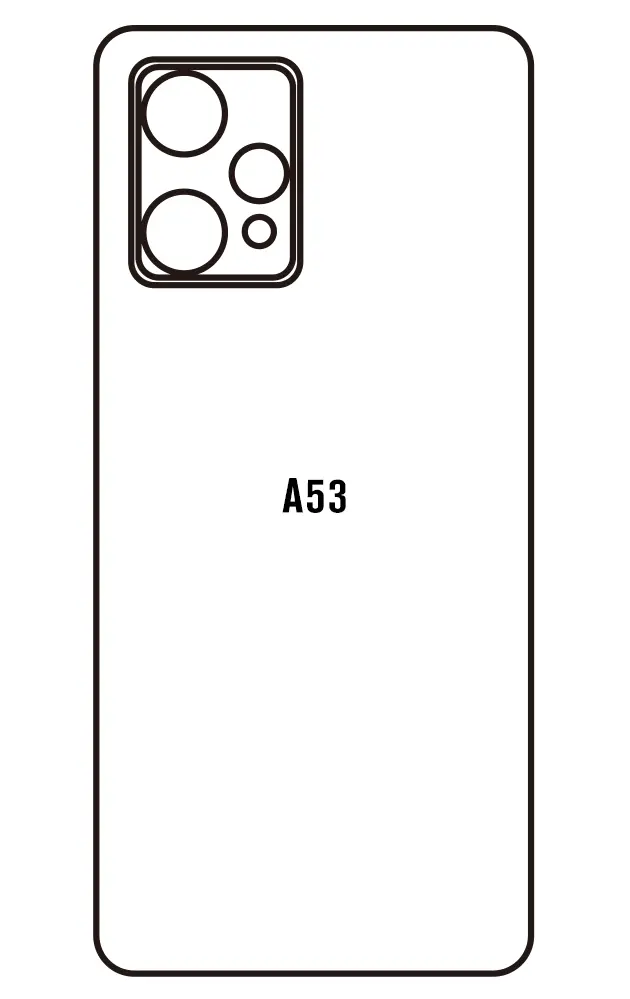 Blackview A53 Zadní Hydrogel ochranná fólie