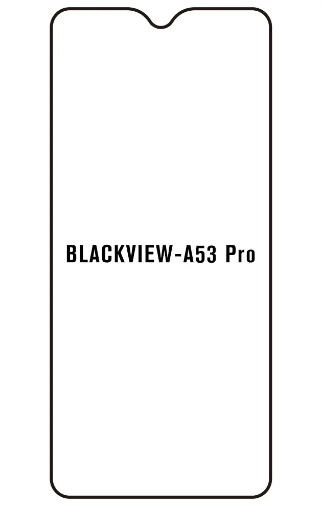 Blackview A53 Pro Přední Hydrogel ochranná fólie