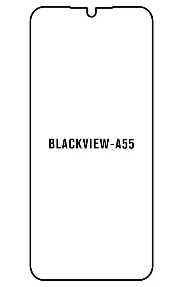 Blackview A55 Přední Hydrogel ochranná fólie
