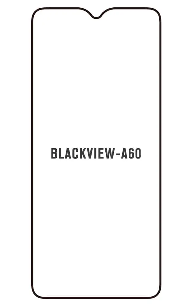 Blackview A60 Přední Hydrogel ochranná fólie