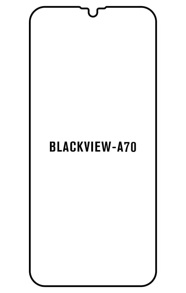 Blackview A70 Přední Hydrogel ochranná fólie