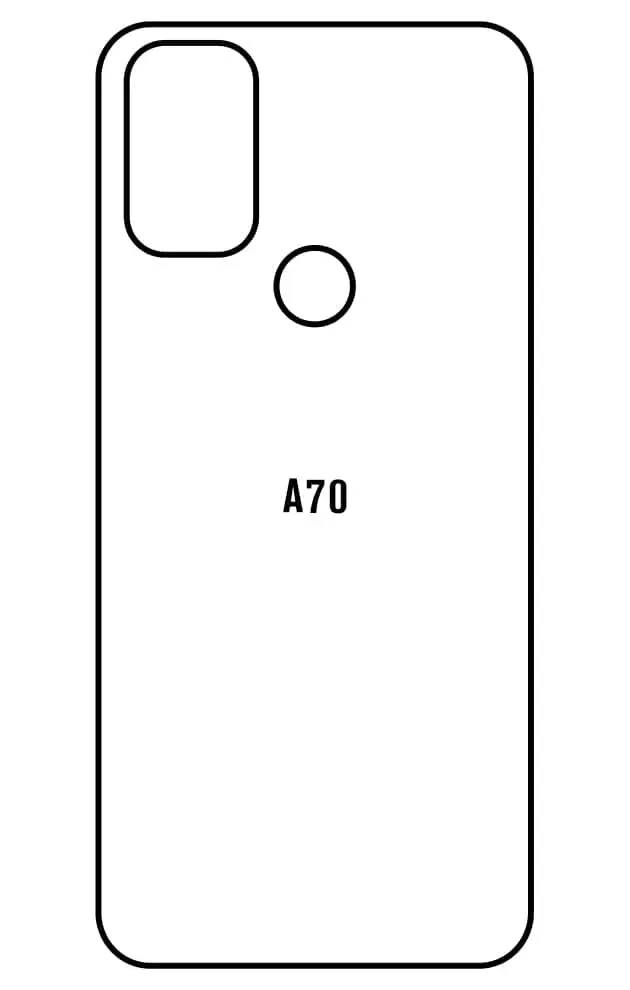 Blackview A70 Zadní Hydrogel ochranná fólie