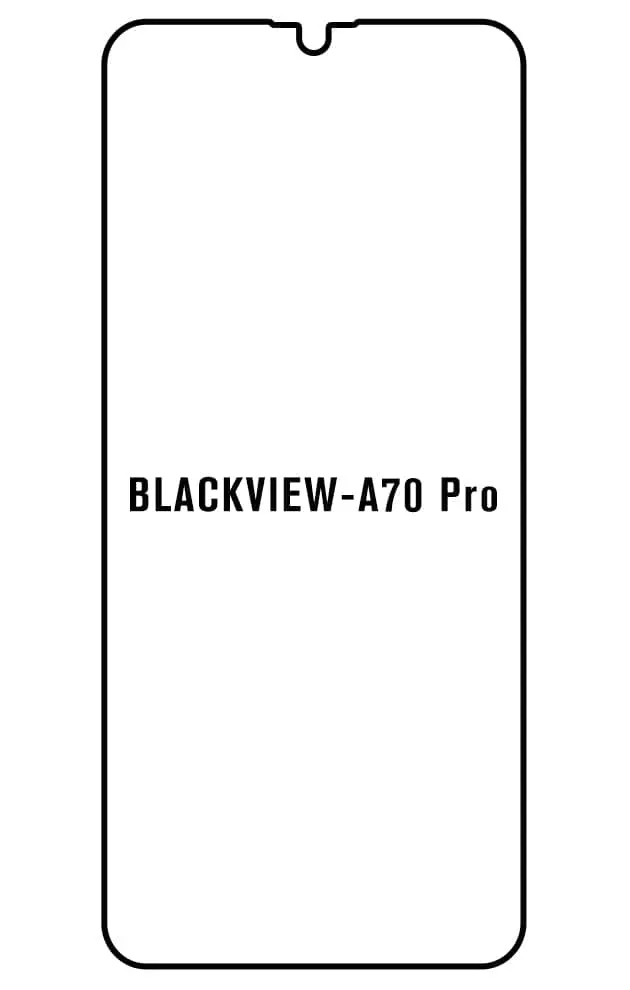 Blackview A70 Pro Přední Hydrogel ochranná fólie