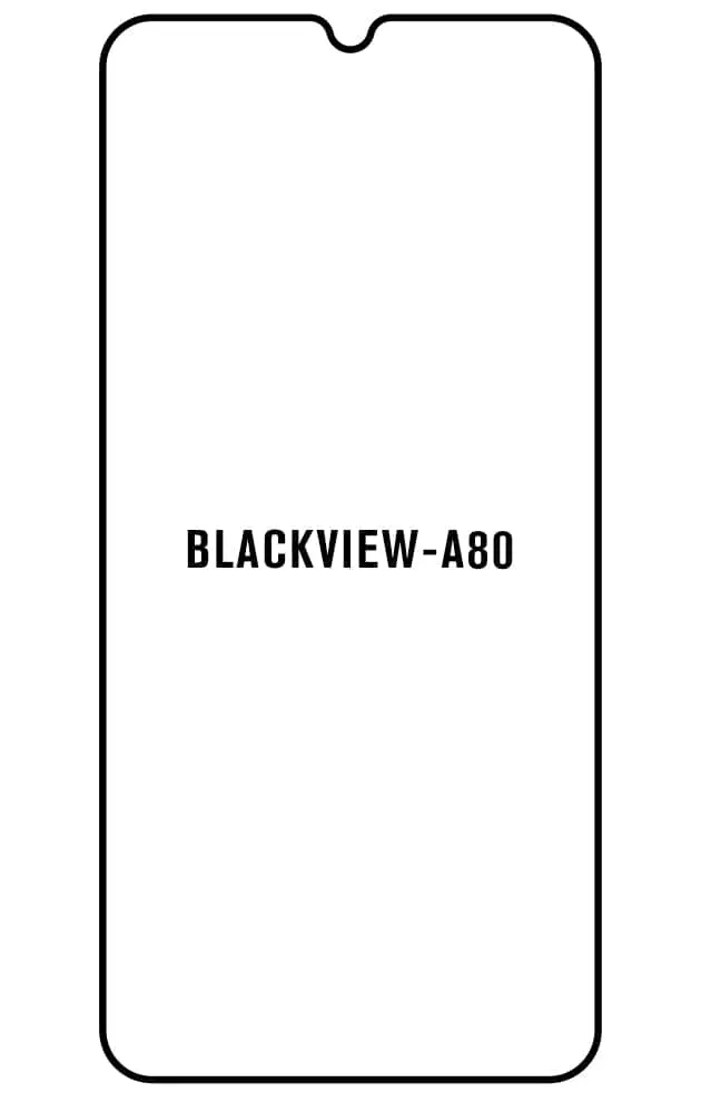 Blackview A80 Přední Hydrogel ochranná fólie
