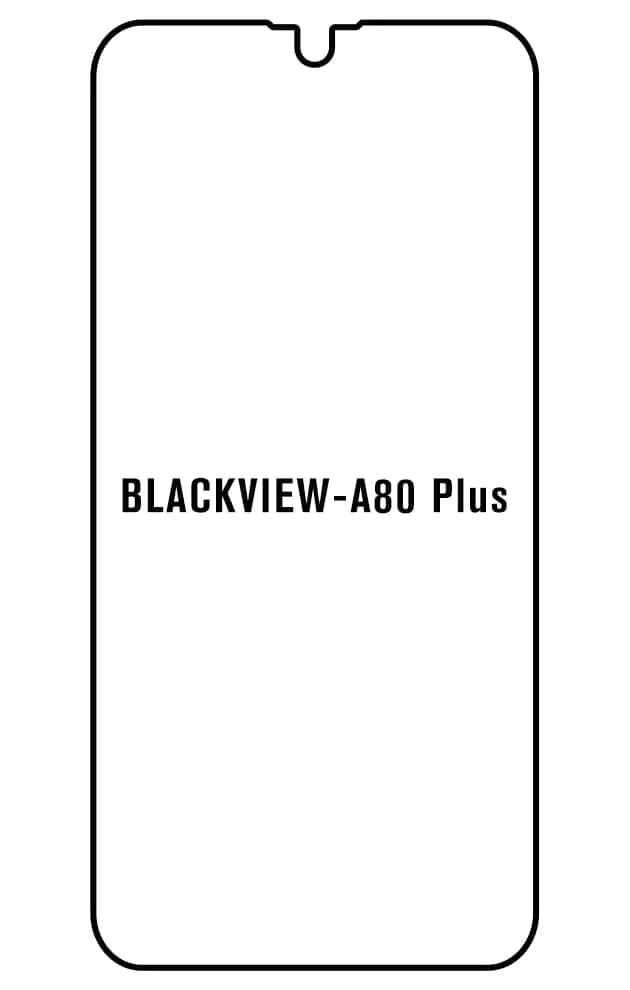 Blackview A80 Plus Přední Hydrogel ochranná fólie