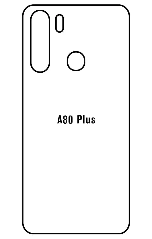 Blackview A80 Plus Zadní Hydrogel ochranná fólie