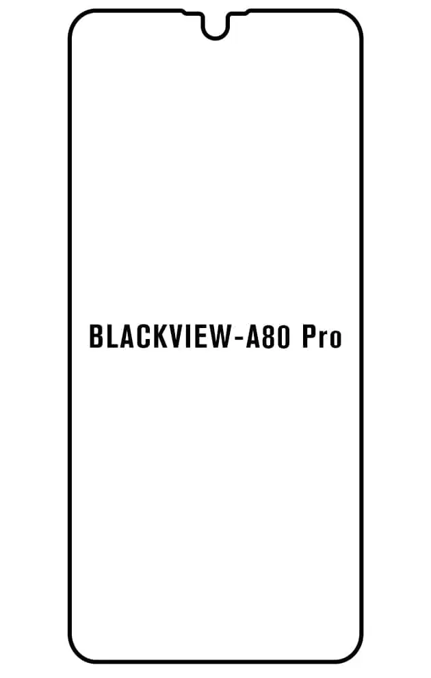 Blackview A80 Pro Přední Hydrogel ochranná fólie
