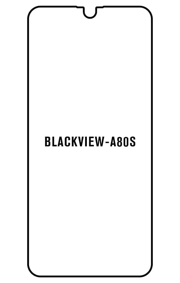 Blackview A80S Přední Hydrogel ochranná fólie
