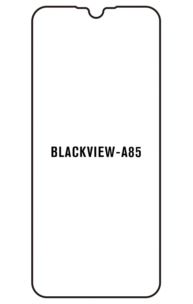 Blackview A85 Přední Hydrogel ochranná fólie