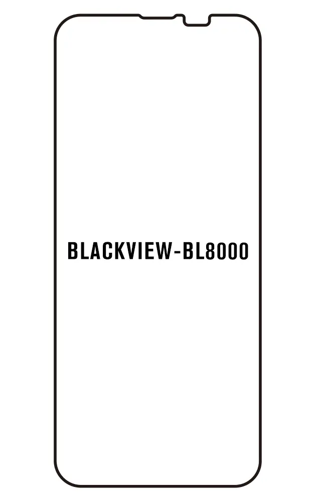 Blackview BL8000 Přední Hydrogel ochranná fólie
