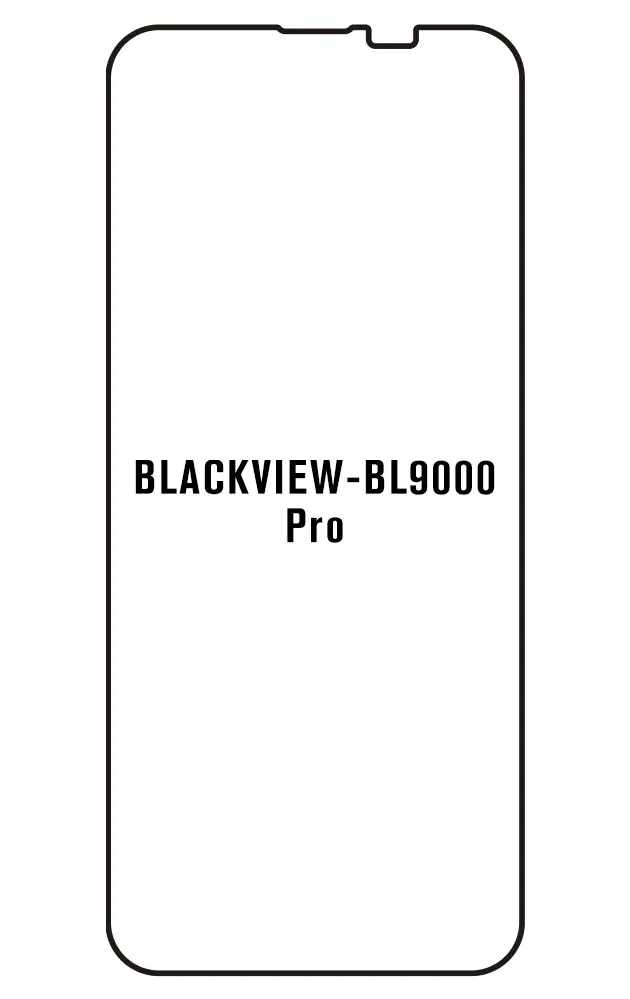 Blackview BL9000 Pro Přední Hydrogel ochranná fólie
