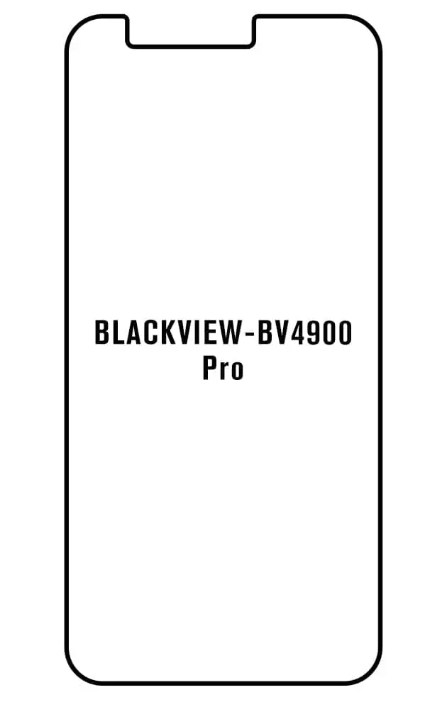 Blackview BV4900 Pro Přední Hydrogel ochranná fólie