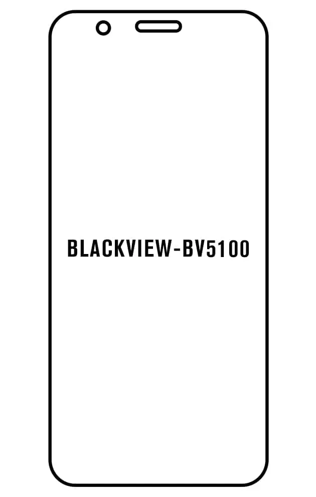 Blackview BV5100 Přední Hydrogel ochranná fólie