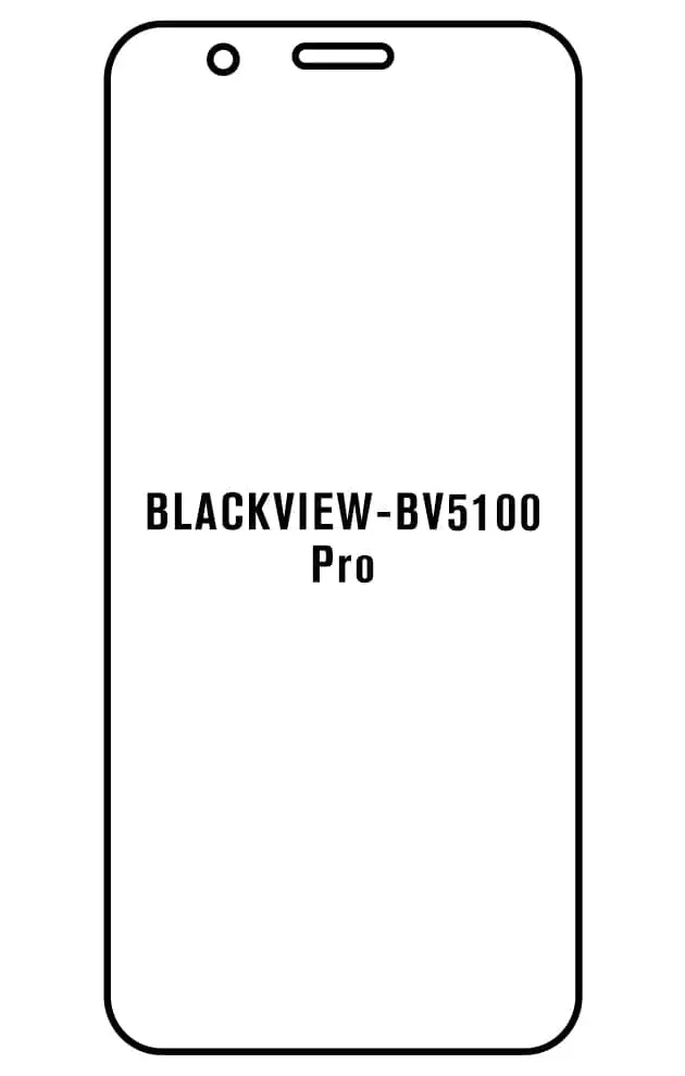 Blackview BV5100 Pro Přední Hydrogel ochranná fólie