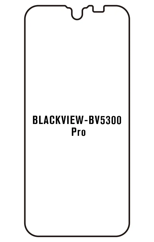 Blackview BV5300 Pro Přední Hydrogel ochranná fólie