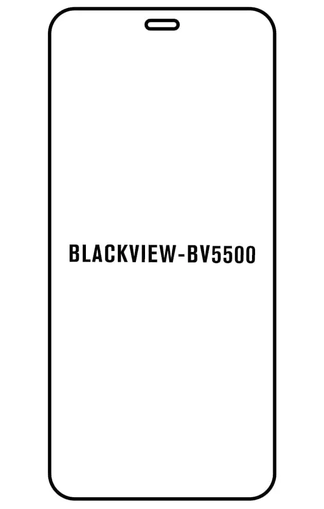 Blackview BV5500 Přední Hydrogel ochranná fólie